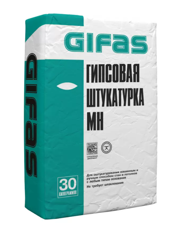 Штукатурка гипсовая GIFAS MN, 30кг