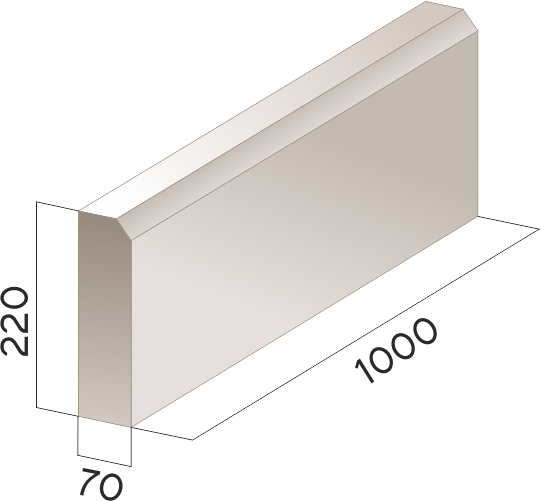 Бордюр "Тротуарный"