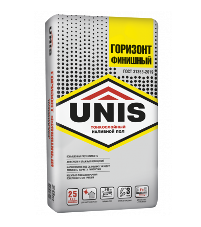 Пол наливной UNIS Горизонт Финишный, 20кг