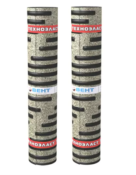 Техноэласт ВЕНТ ЭКВ (1*8м), сланец серый (20 рул/палл)