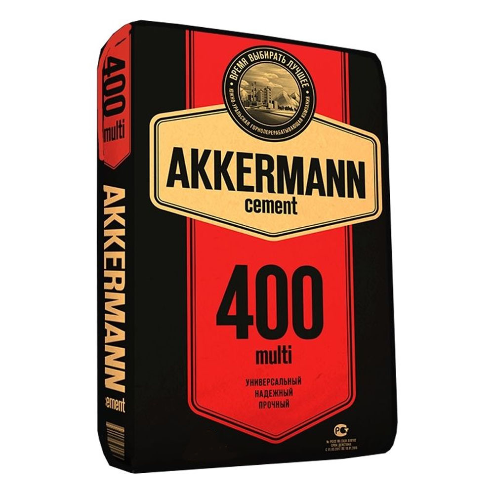 Цемент ЦЕМ II/А-И 32,5Н ПЦ-400 Д20 AKKERMANN multi