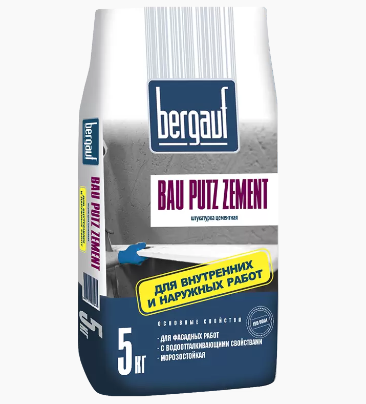 Штукатурка цементная Bergauf Bau Putz Zement, 5кг