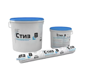 Герметик Стиз-В однокомпонентный акрилатный для внутренних работ морозостойкий, белый, пл. ведро, 7кг