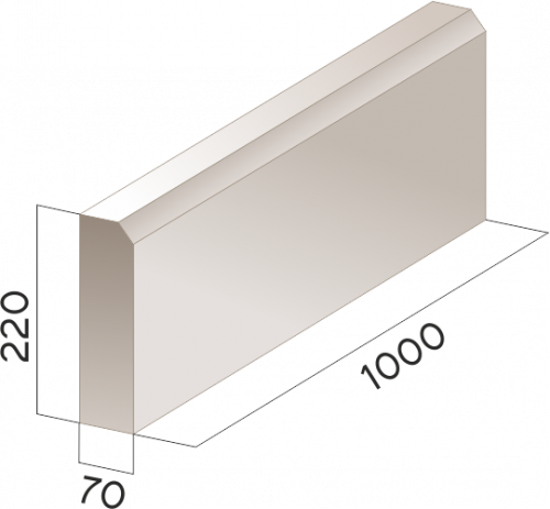 Бордюр "Тротуарный"