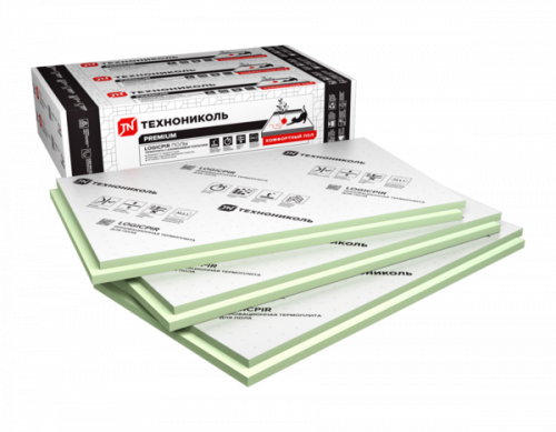 Плиты ТЕХНОНИКОЛЬ LOGICPIR ФЛ/ФЛ Полы 1190*590*50 (5плит)