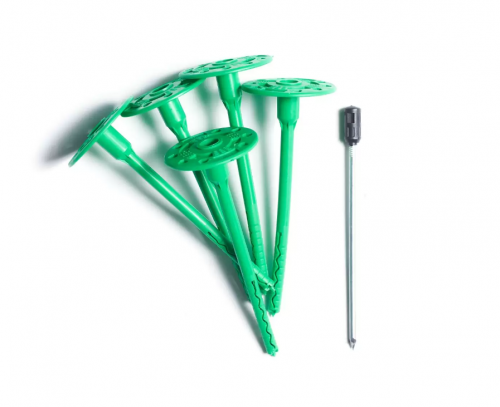 Дюбель для теплоизоляции 8х115мм BOGIRUS без гвоздя (500шт/уп)