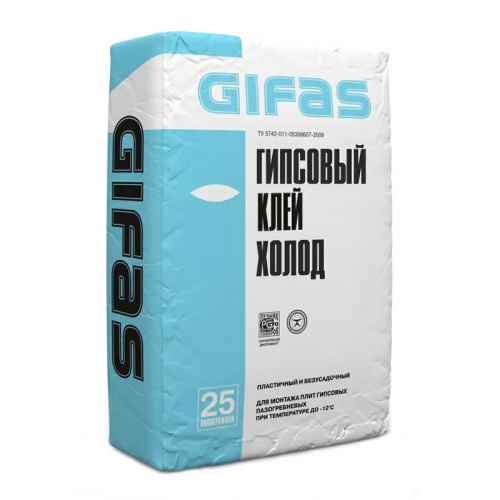 Клей гипсовый Gifas Холод 25 кг